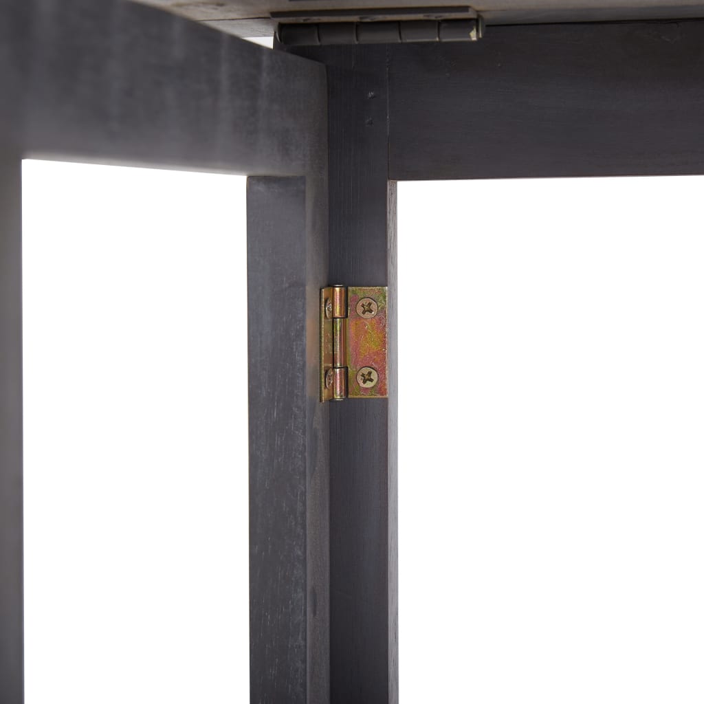 Klappbarer Balkontisch 90 x 50 x 74 cm Massivholz Akazie
